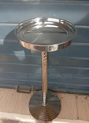 Silver Designed Stainless Steel Wine Stand