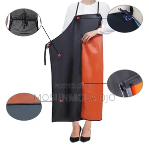 Double Layers Thickened Apron Kitchen Waterproof Vinyl Apron