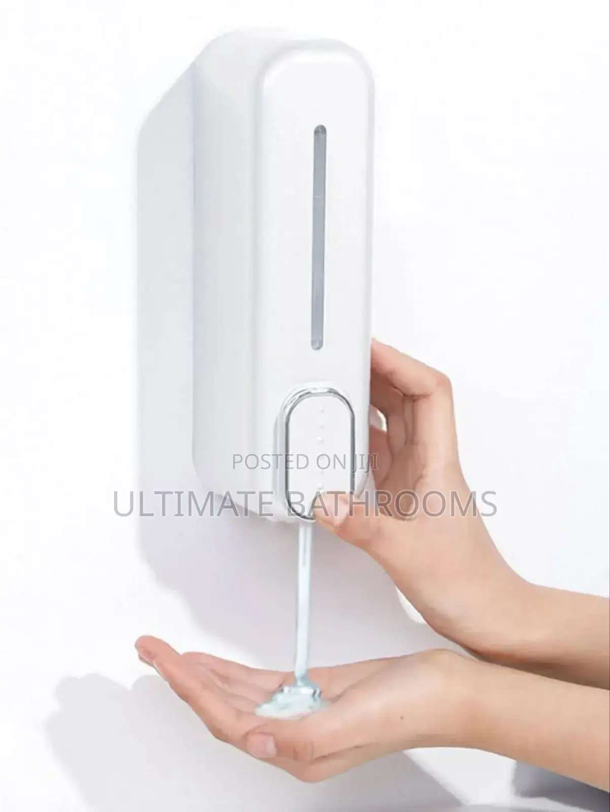 500ml White Colour Plastic Soap Dispenser