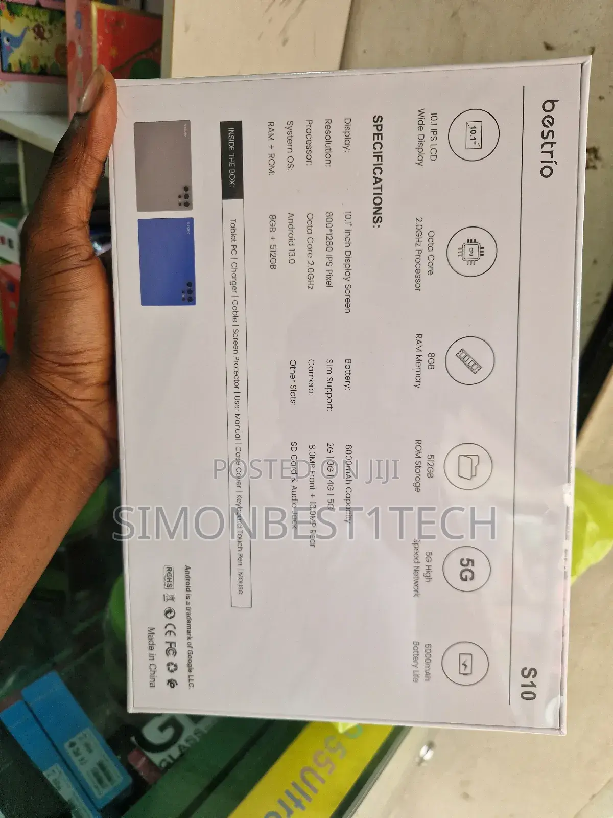 Bestrio Tab S10 8gb 512gb