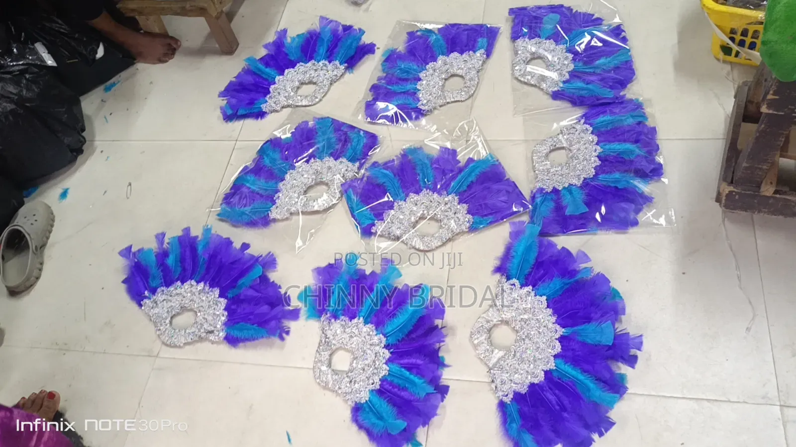 Aso Ebi / Bridesmaids Hand Fan