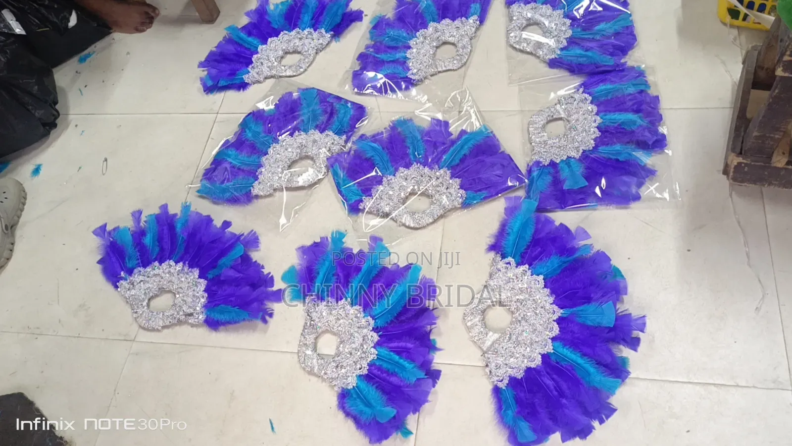 Aso Ebi / Bridesmaids Hand Fan