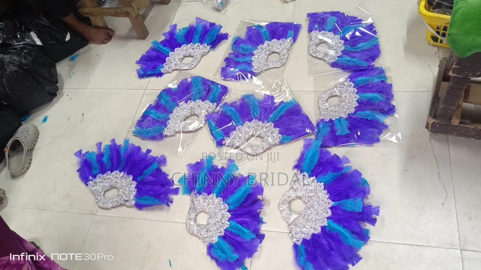 Aso Ebi / Bridesmaids Hand Fan