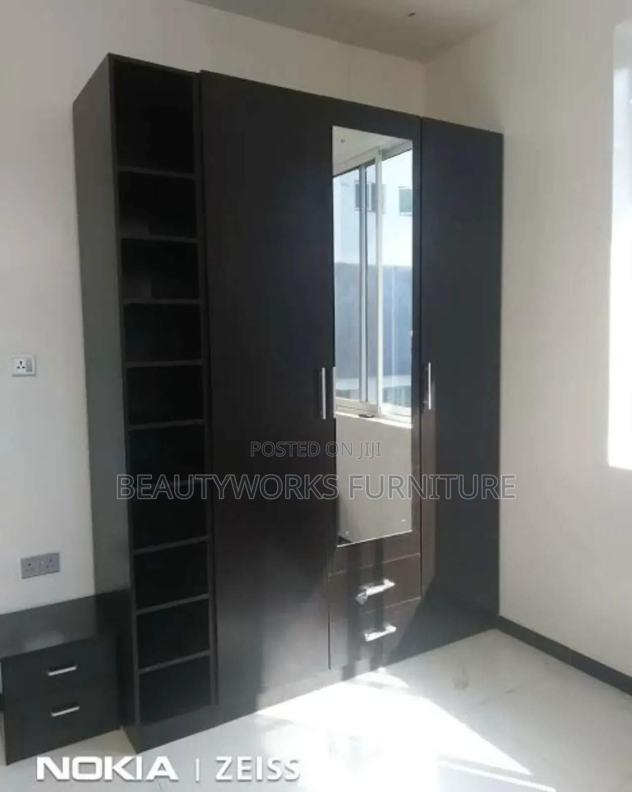 Wardrobe and Shelves