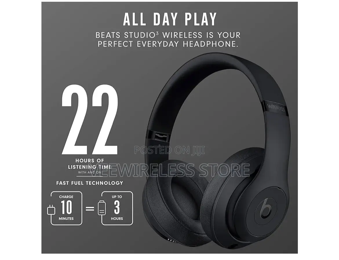 Beats Studio3 Wireless Noise Cancelling Over-Ear Headphones