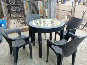 Outdoor Plastic Table and Chairs