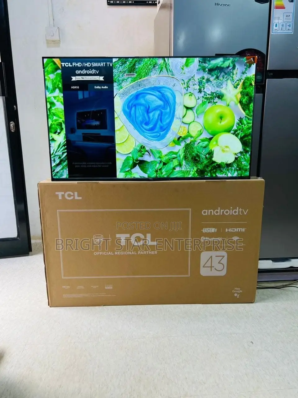 TCL Smart Android Tv 43inches