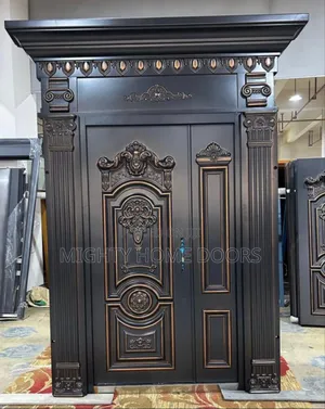 Photo - Unique Copper Door With Complete Accessories.