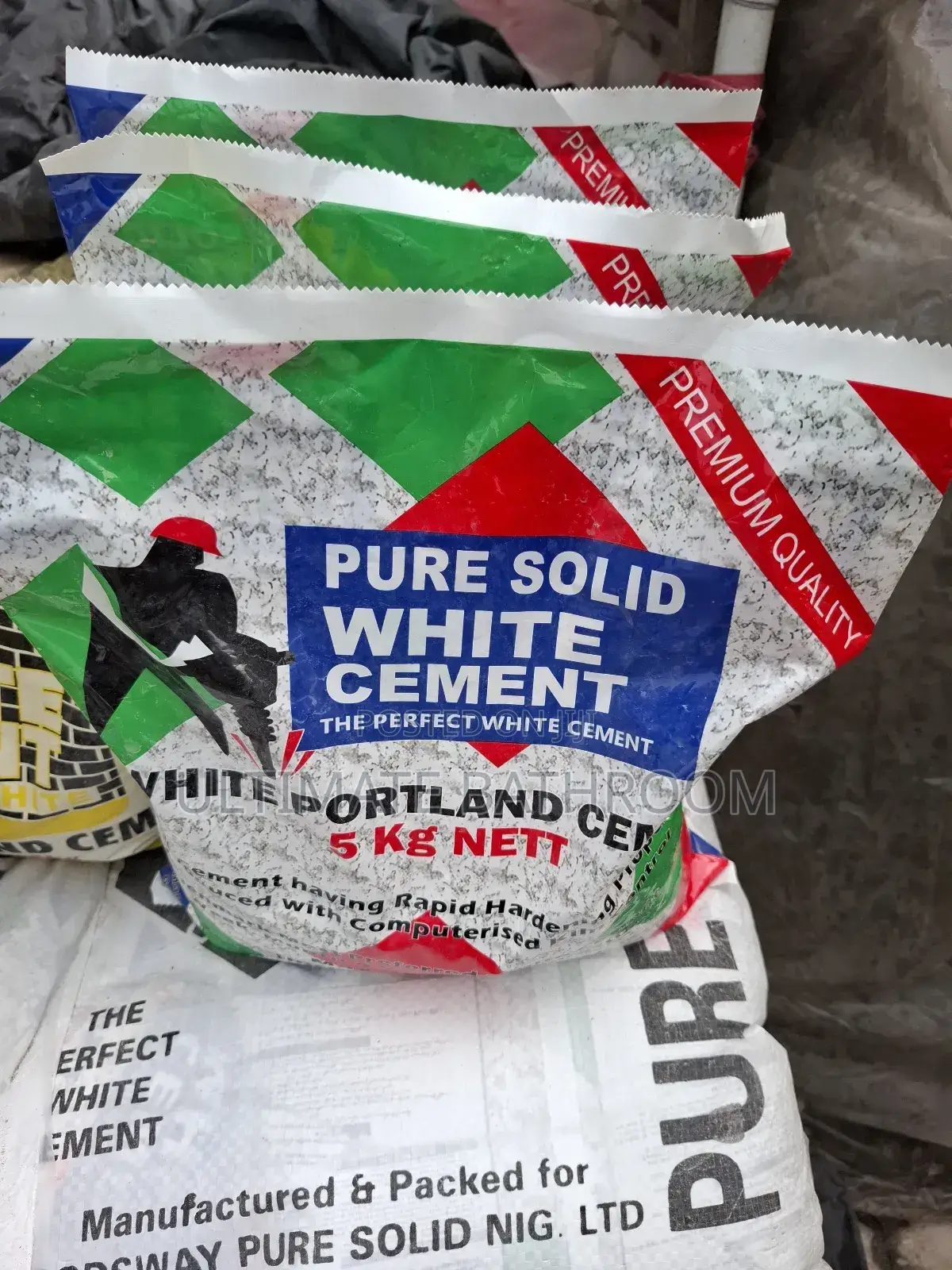 Premium Quality 5kg Pure Solid White Cement