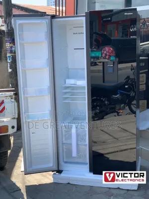 Brand New Hisense Side-by-Side 514l Fridge✓Dispenser✓Black✓