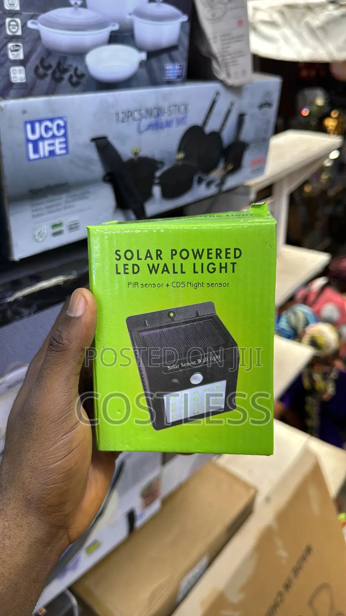 Solar Powered Led Wall Light- Motion Sensor