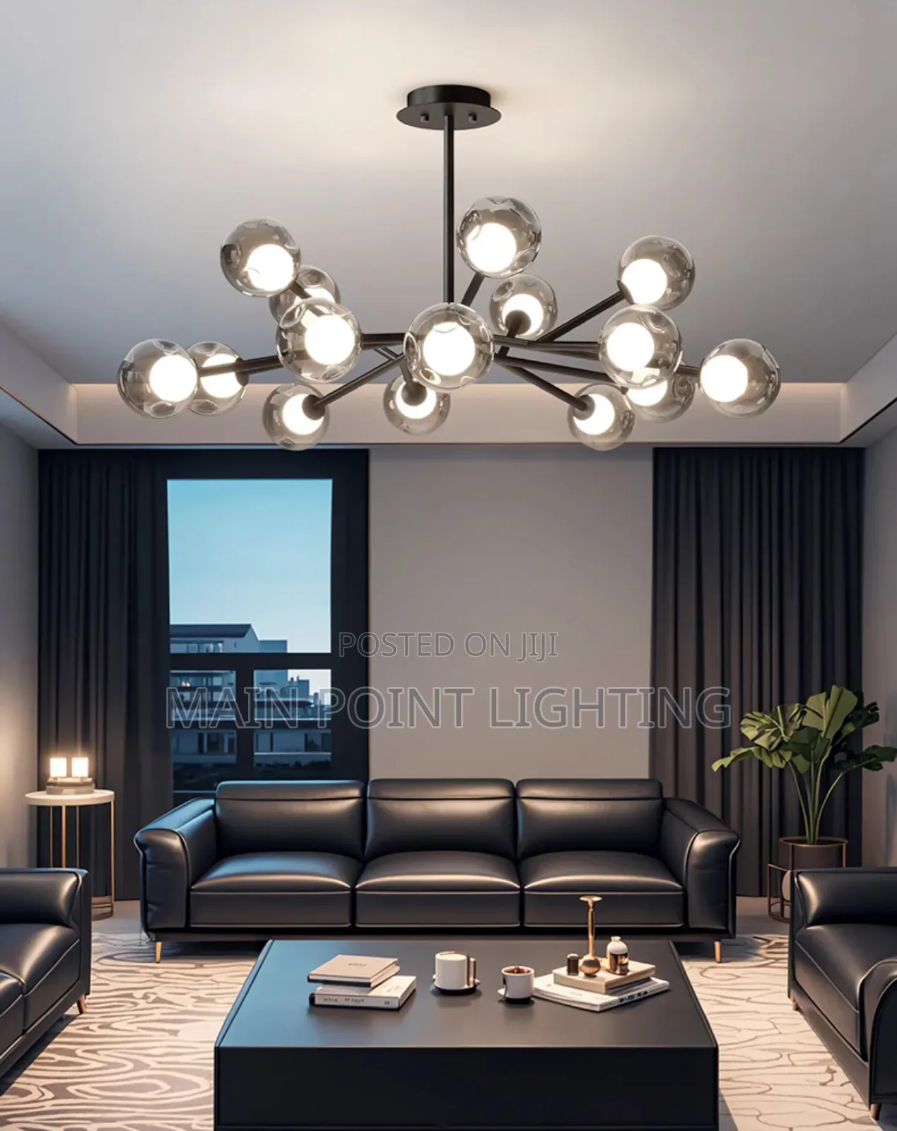 Glass Chandelier Light