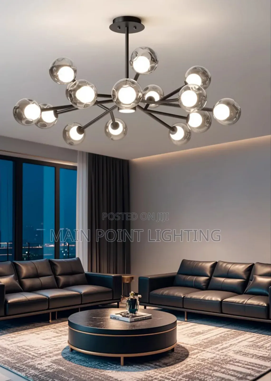 Glass Chandelier Light
