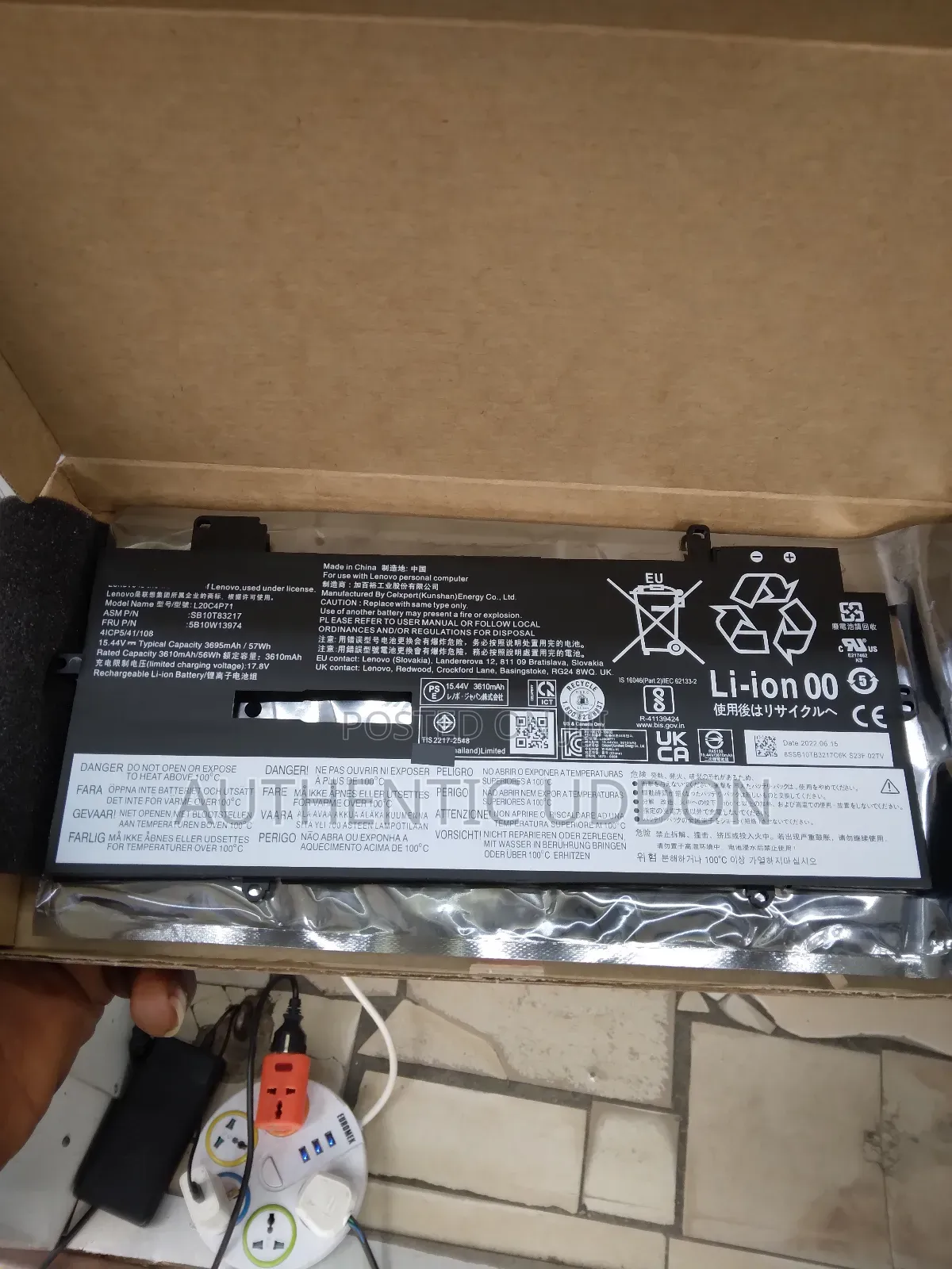 Laptop Replacement Battery for Lenovo Thinkpad X1 Carbon