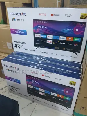 Polystar 43′′ Smart Tv – Smart Hub Smartphone Mirroring