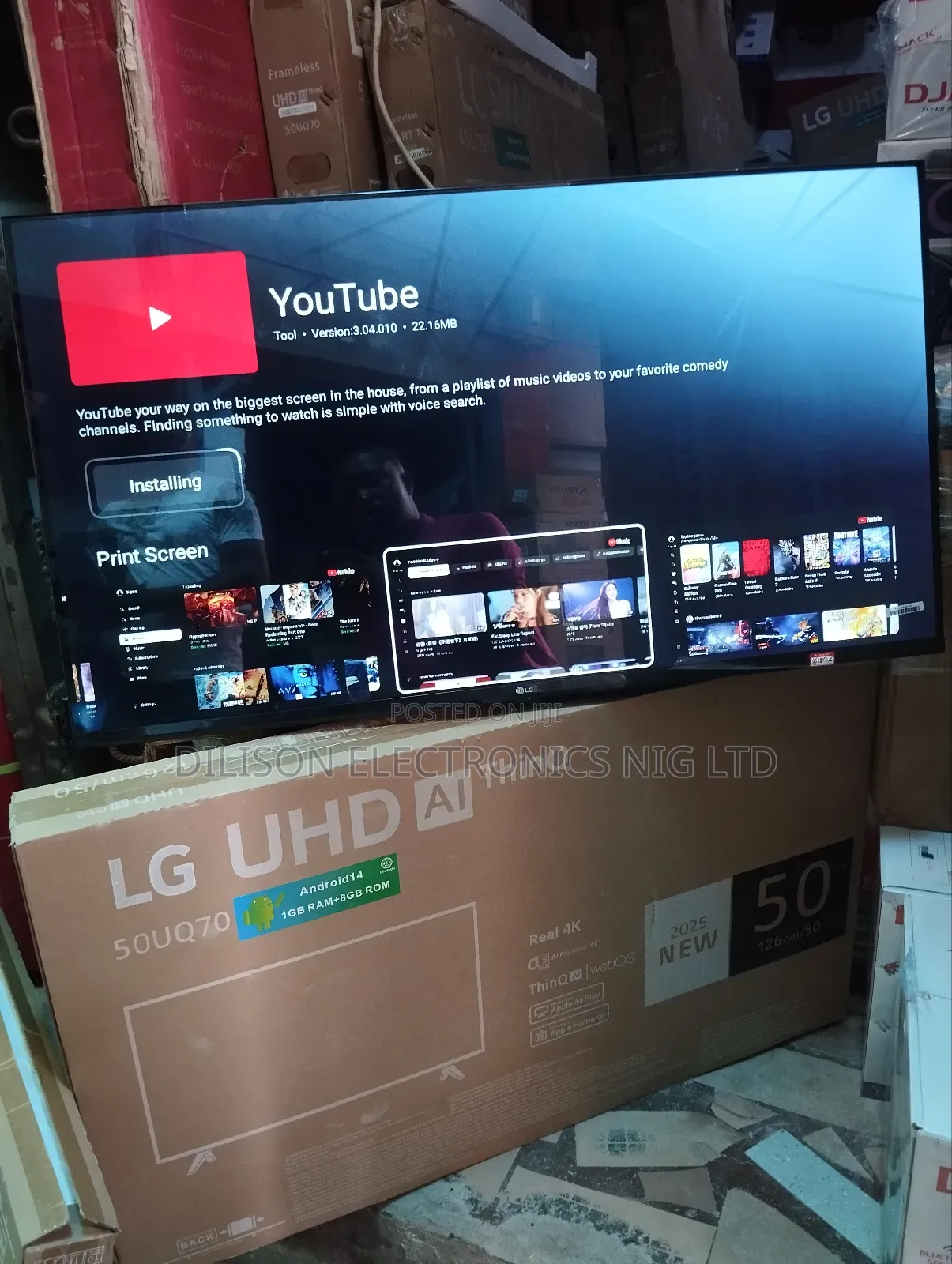 Law Voltage Lg 50" Smart Plasma Tv