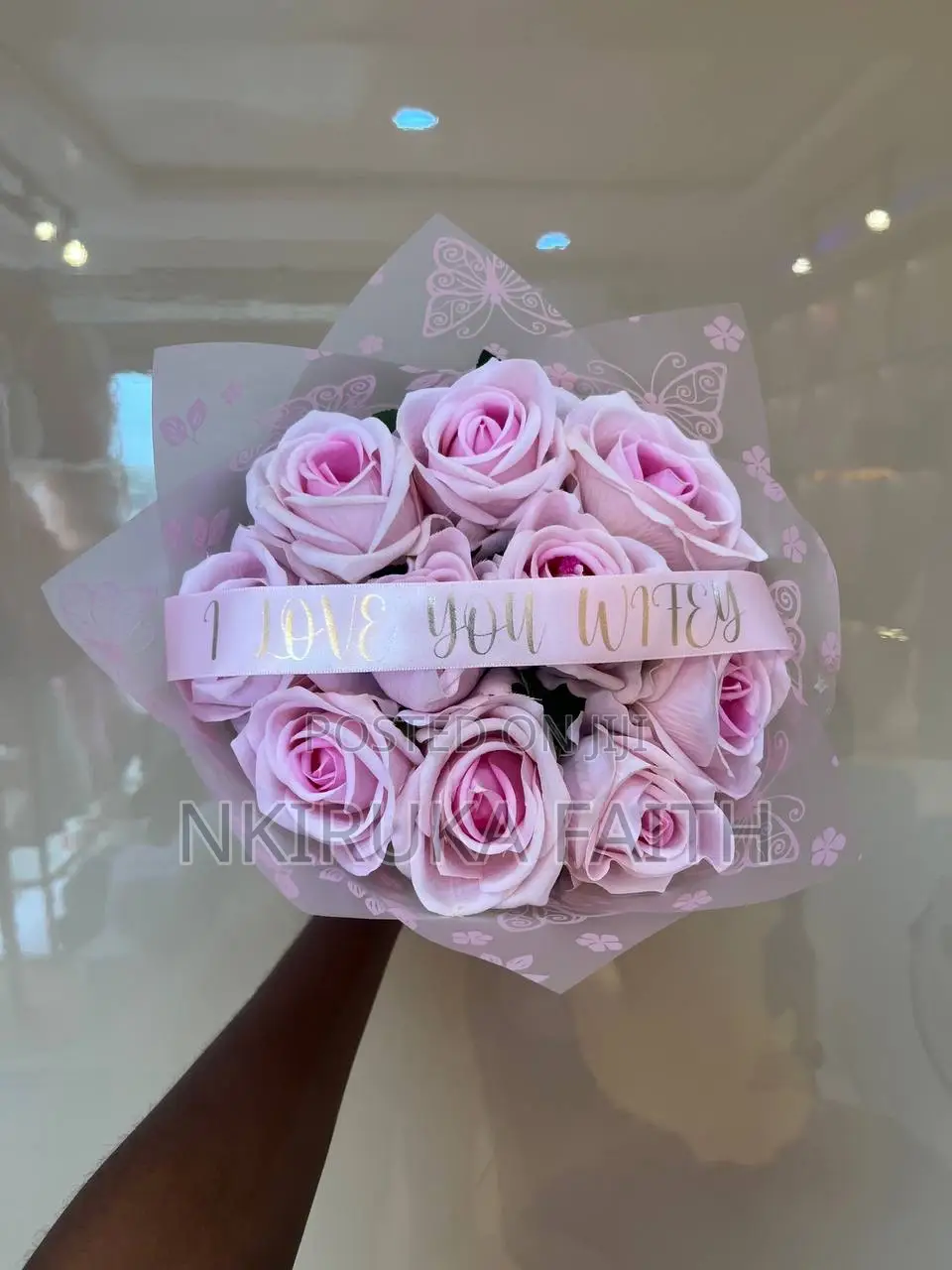 Custom Faux Roses Bouquet