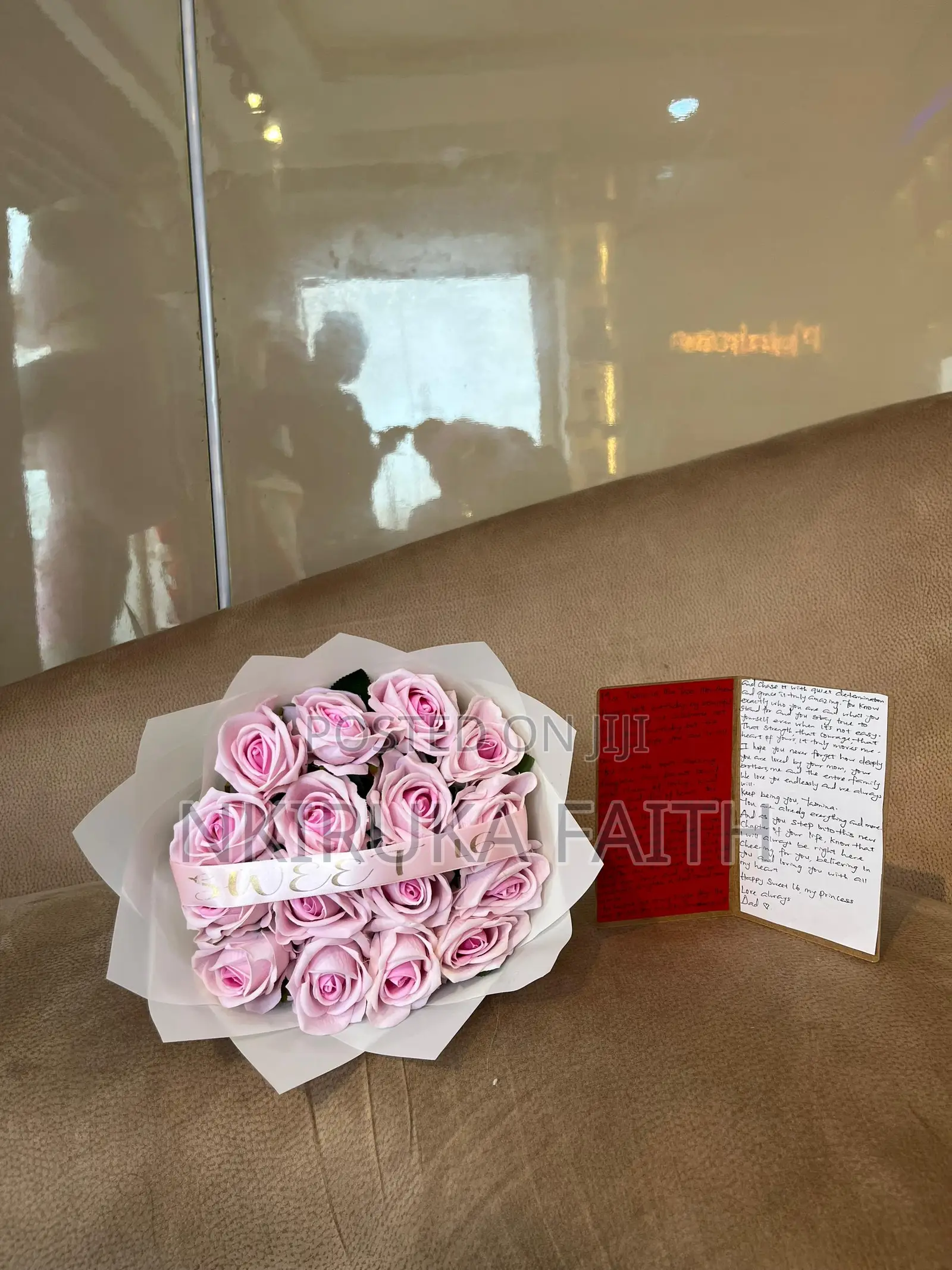 Custom Faux Roses Bouquet