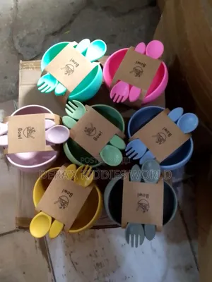 Silicone Plate and Spoon Set