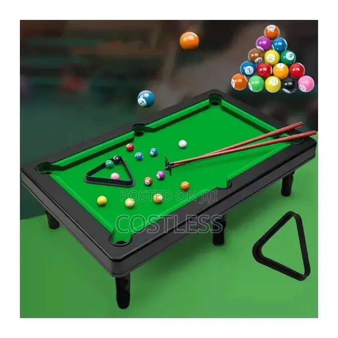 Mini Tabletop Pool Set Snooker Toy Billiard Tables Game - Costless ...