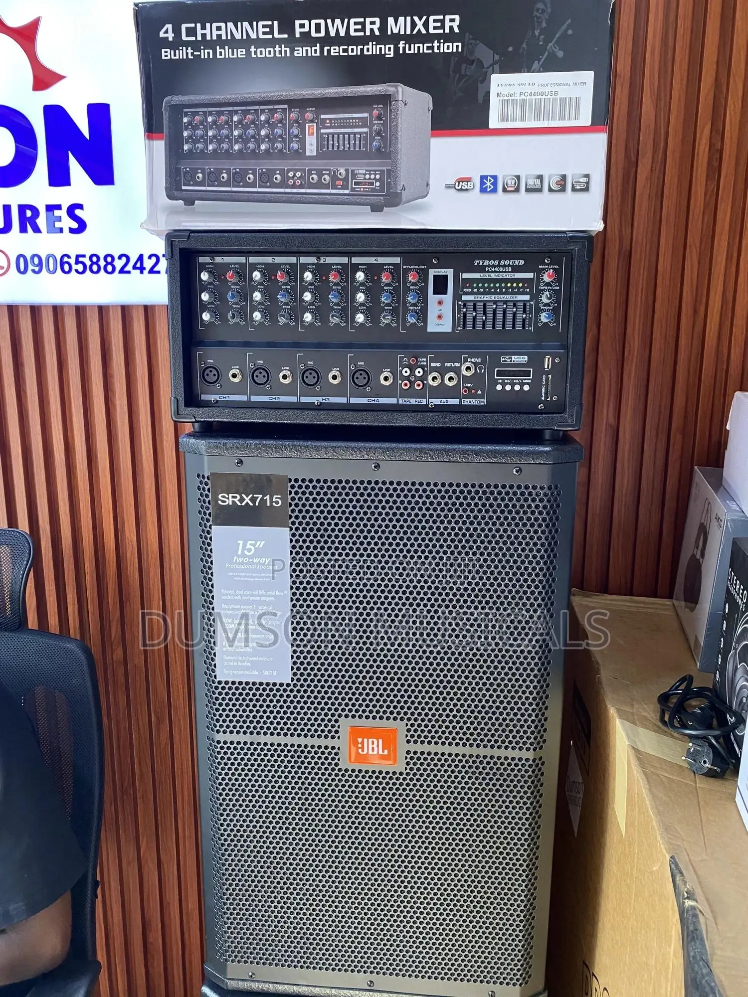 4 Channels Mixer Amplifier