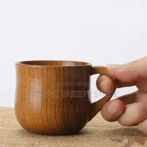 Acacia Solid Luxury Wooden Mug for Beer/Palm-Wine/Tea/Coffee