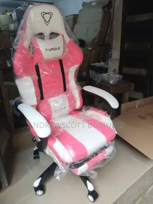 Brand New Pink And White Gaming Chair