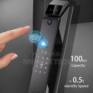 3d Face Recognition + Fingerprint Camera Smart Door Lock