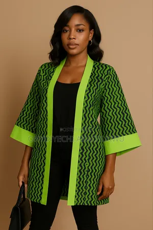 Photo - Ankara Kimono Jacket