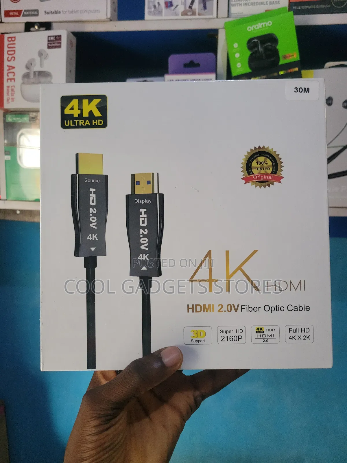 Optic Fibre 30m Hdmi to Hdmi Cable