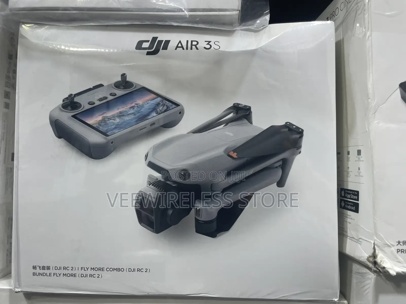 Dji Air 3s Fly More Combo (Rc 2 Screen Remote Controller)