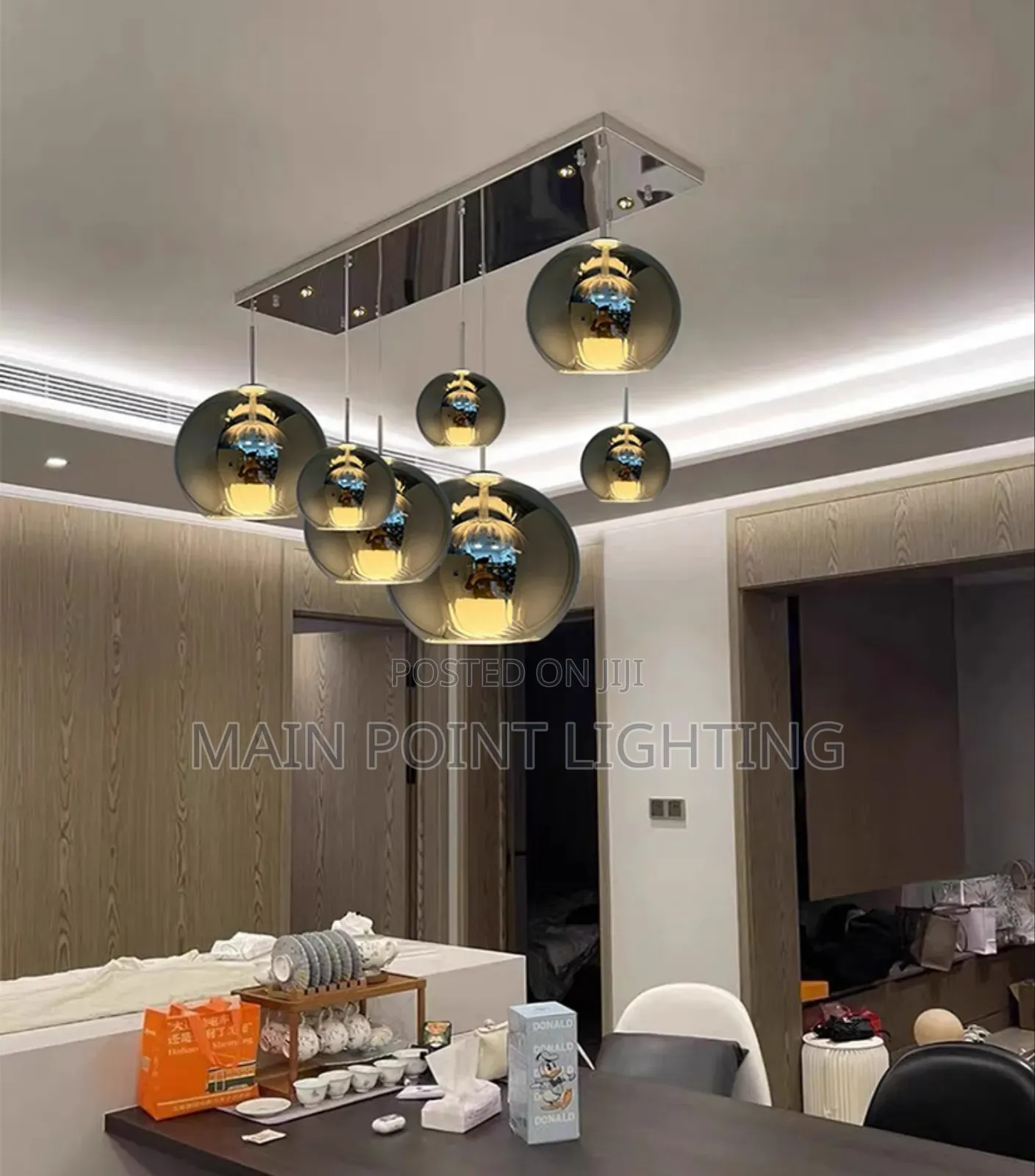 Nordic Glass Chandelier Light