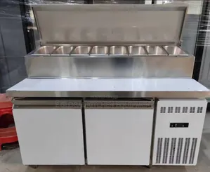 Under Bar Chiller With Salad Plates