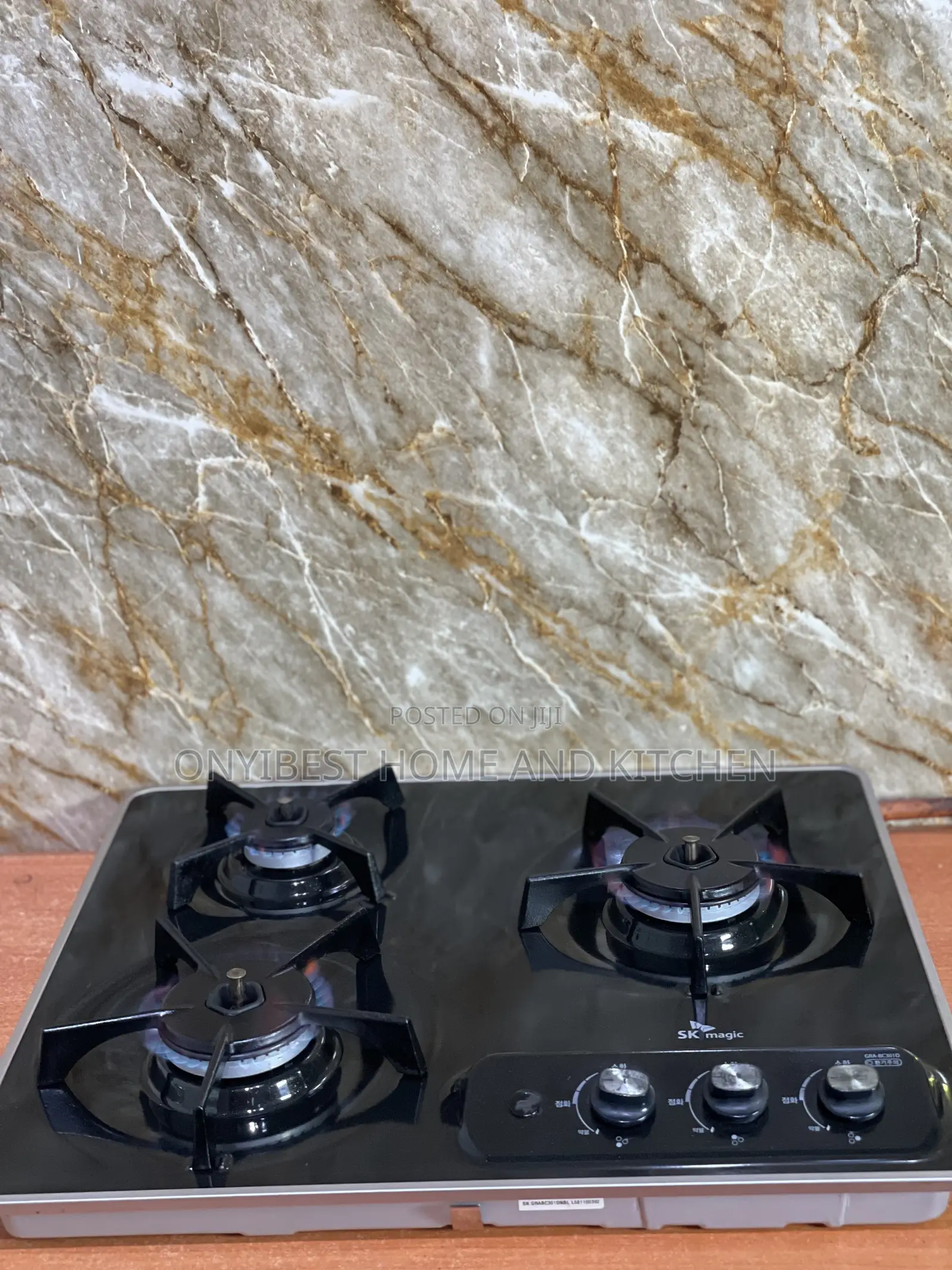 Sk Magic 3bunners Automatic Gas Cooker