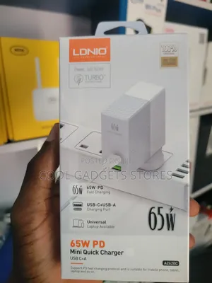 Ldnio 65w Pd Mini Quick Charge Usb-C and Usb A