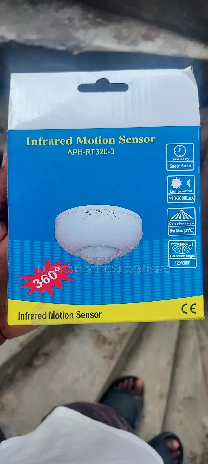 Infrared Motion Sensor Light