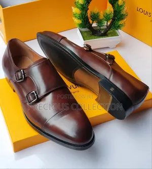 Photo - Men's High Quality Monk Strap Leather Coperate Shoes