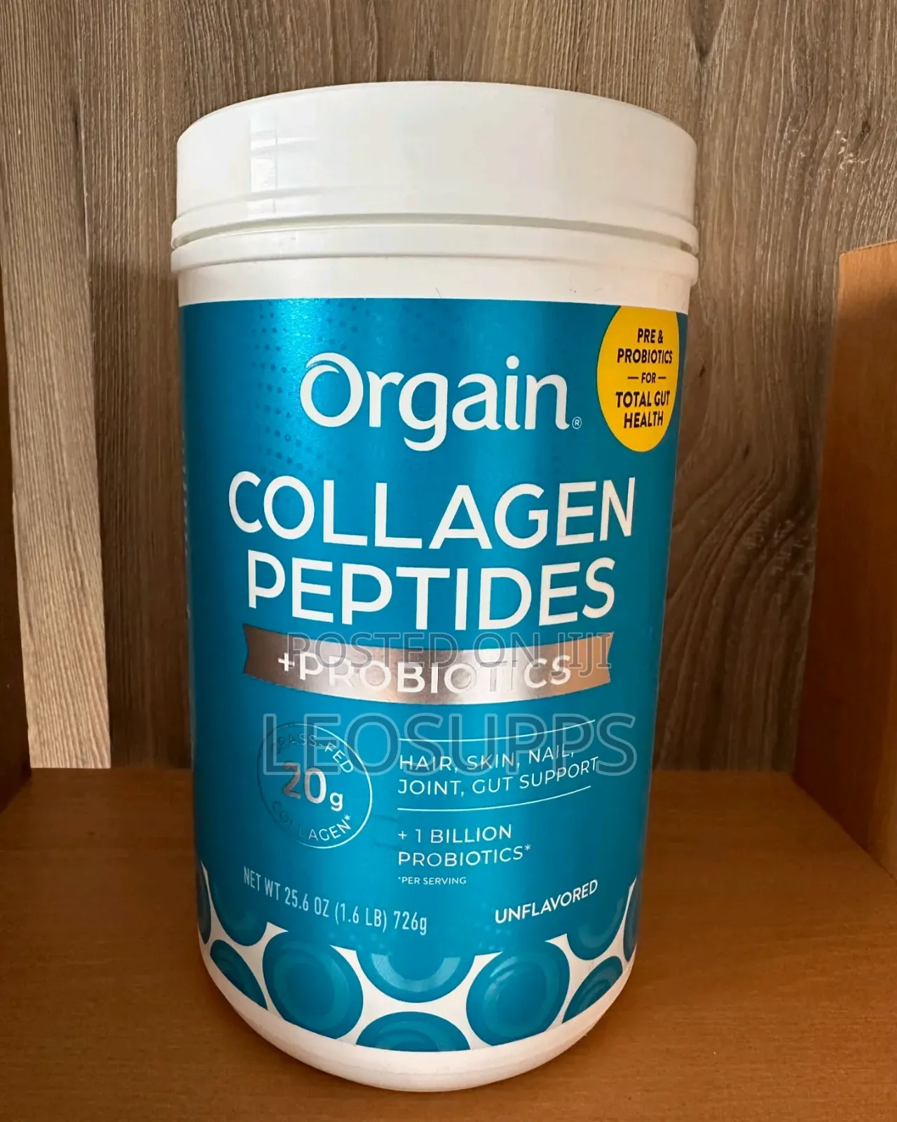 Orgain Collagen Peptides + Probiotics