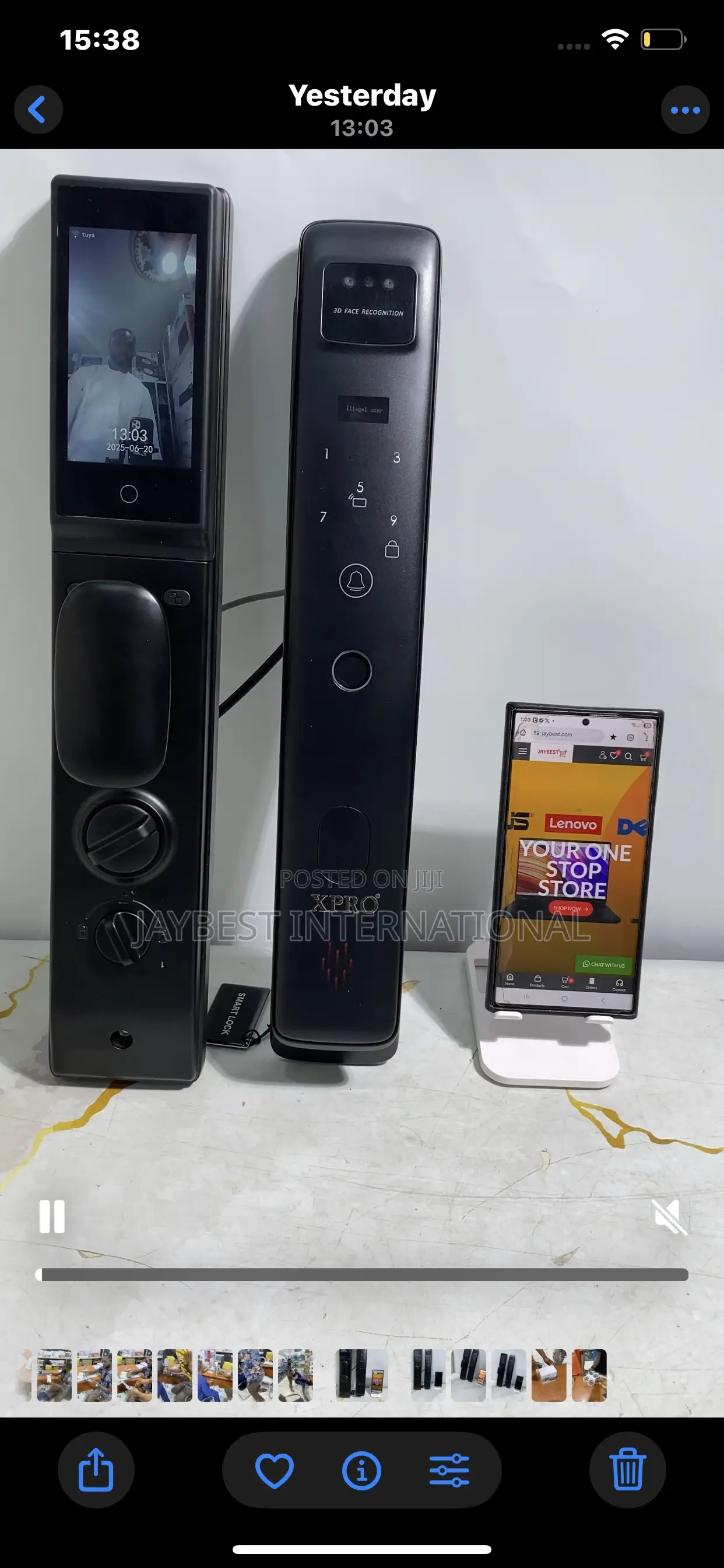 Xpro Intelligent Door Lock With Face Recognition