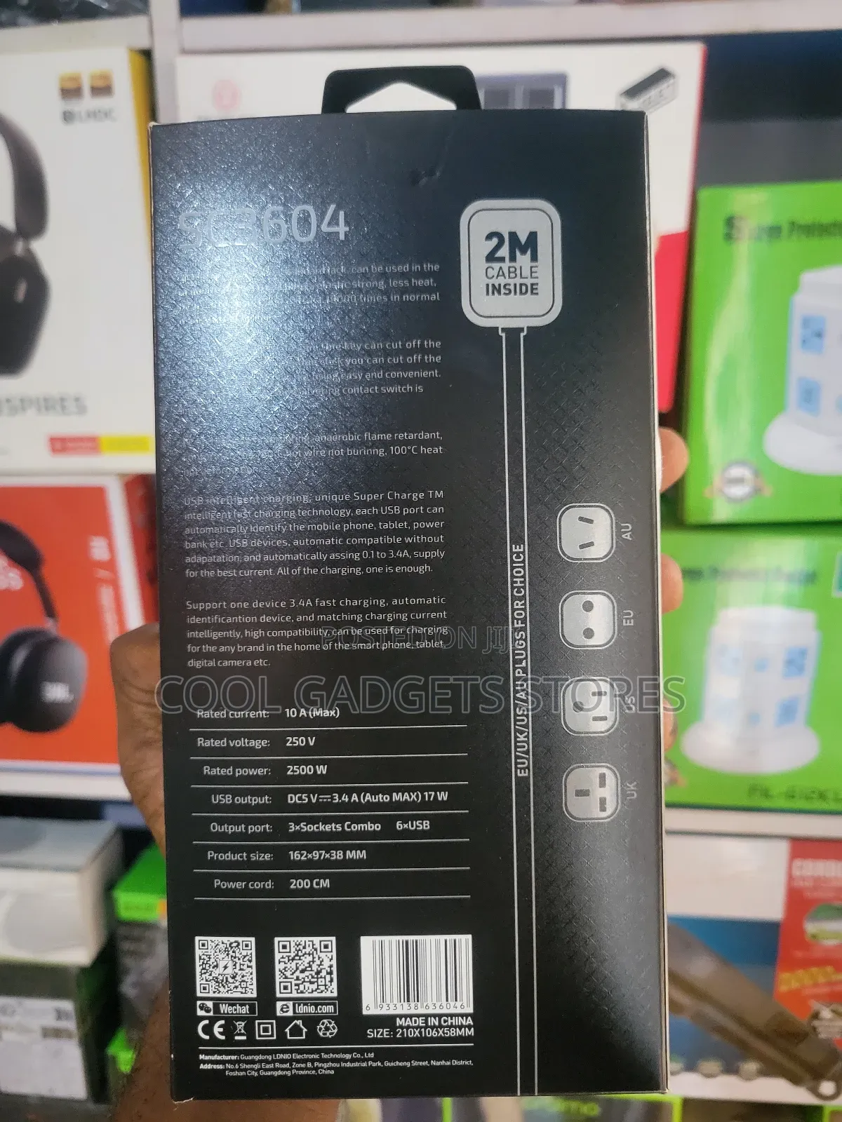 Ldnio Sc3604 6 Usb/3 Sockets
