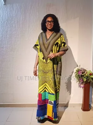 Photo - Beautiful Long Ankara Gown With Asoke