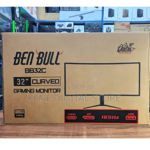 Ben Bull Bb32c 32-Inch Curved Gaming Monitor – 165hz