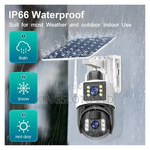 Solar Powered CCTV Double Lens