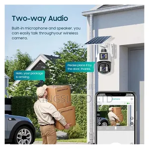 Solar Powered CCTV Double Lens