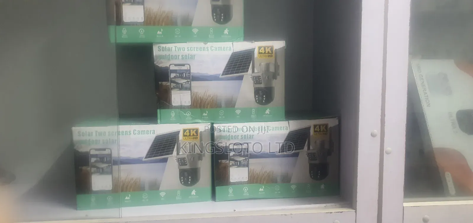 Solar Powered CCTV Double Lens