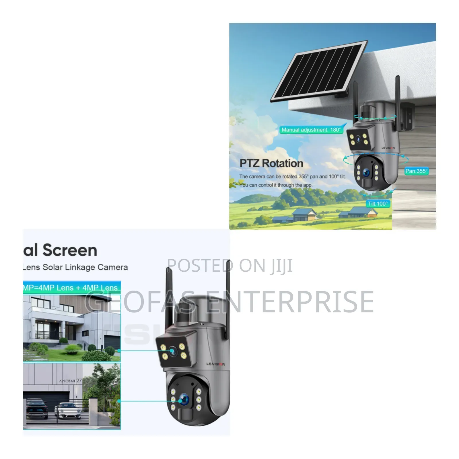 High Voltage 4g Intelligent Solar Energy Security Camera