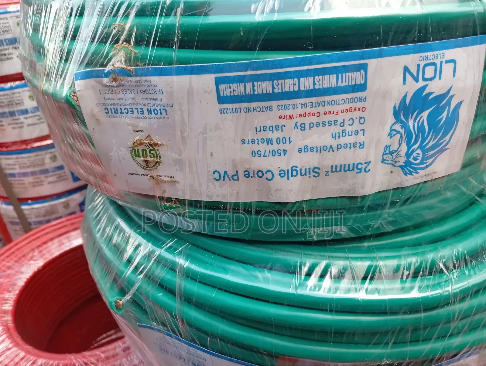Lion 35mm Single Core Pure Copper Cable