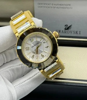 Photo - Original Swarovski Women's Yellow Rubber Strap Watch