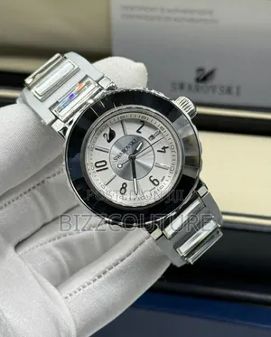 Photo - Original Swarovski Women's Silver Rubber Strap Watch