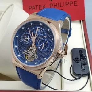 Photo - Original Patek Philippe Blue Genuine Leather Strap